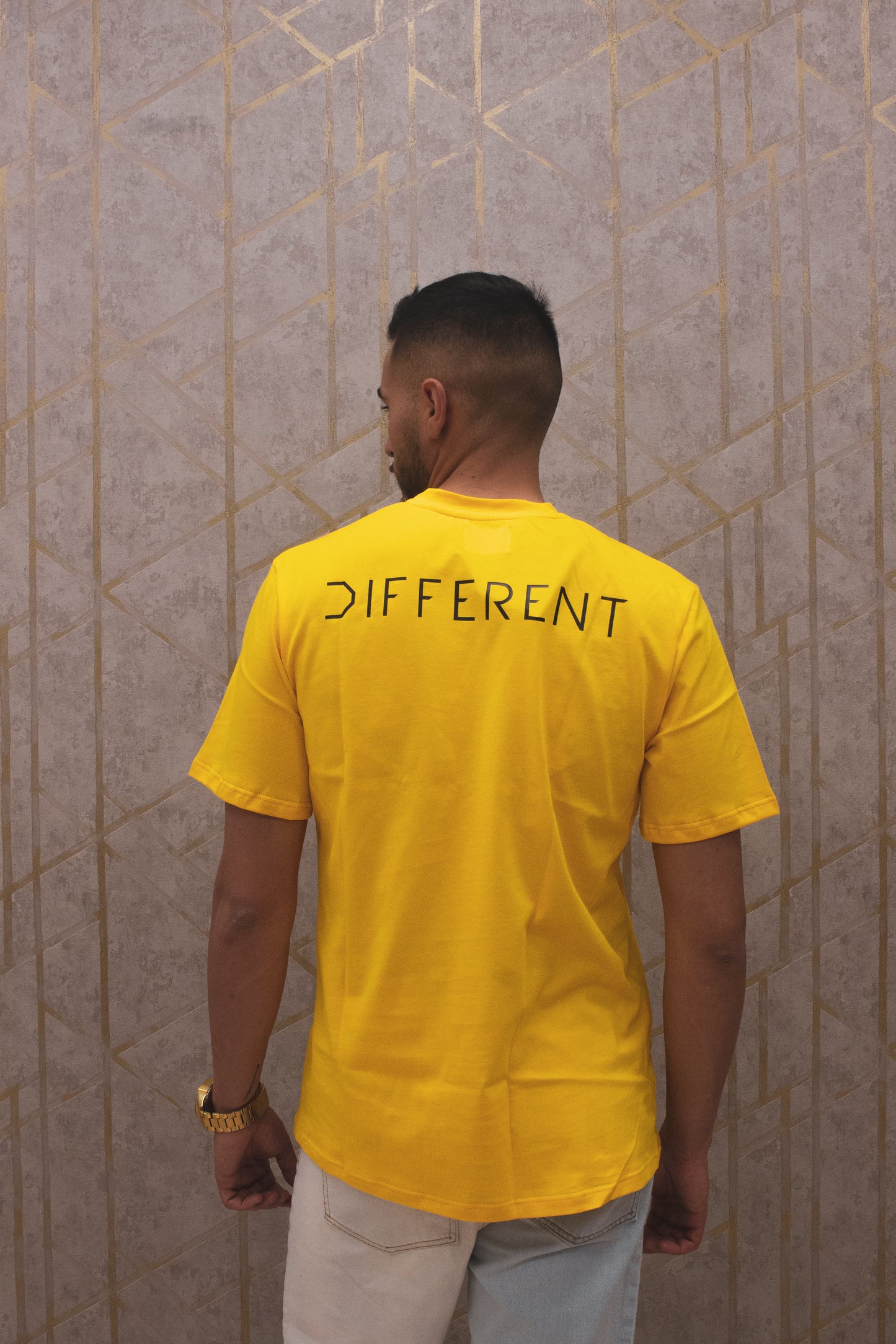 DIFFERENT YELLOW T-SHIRT