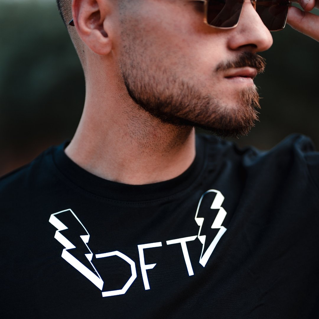 DFT Shirt Thunderbolt Black & White