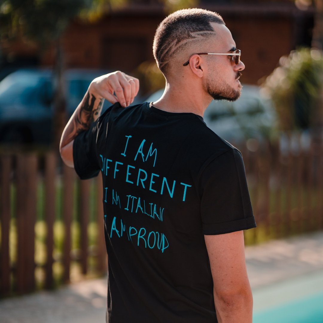 DFT Shirt Italian Proud | Black & Tiffany