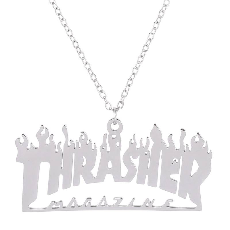 Collana Trasher Magazine Silver