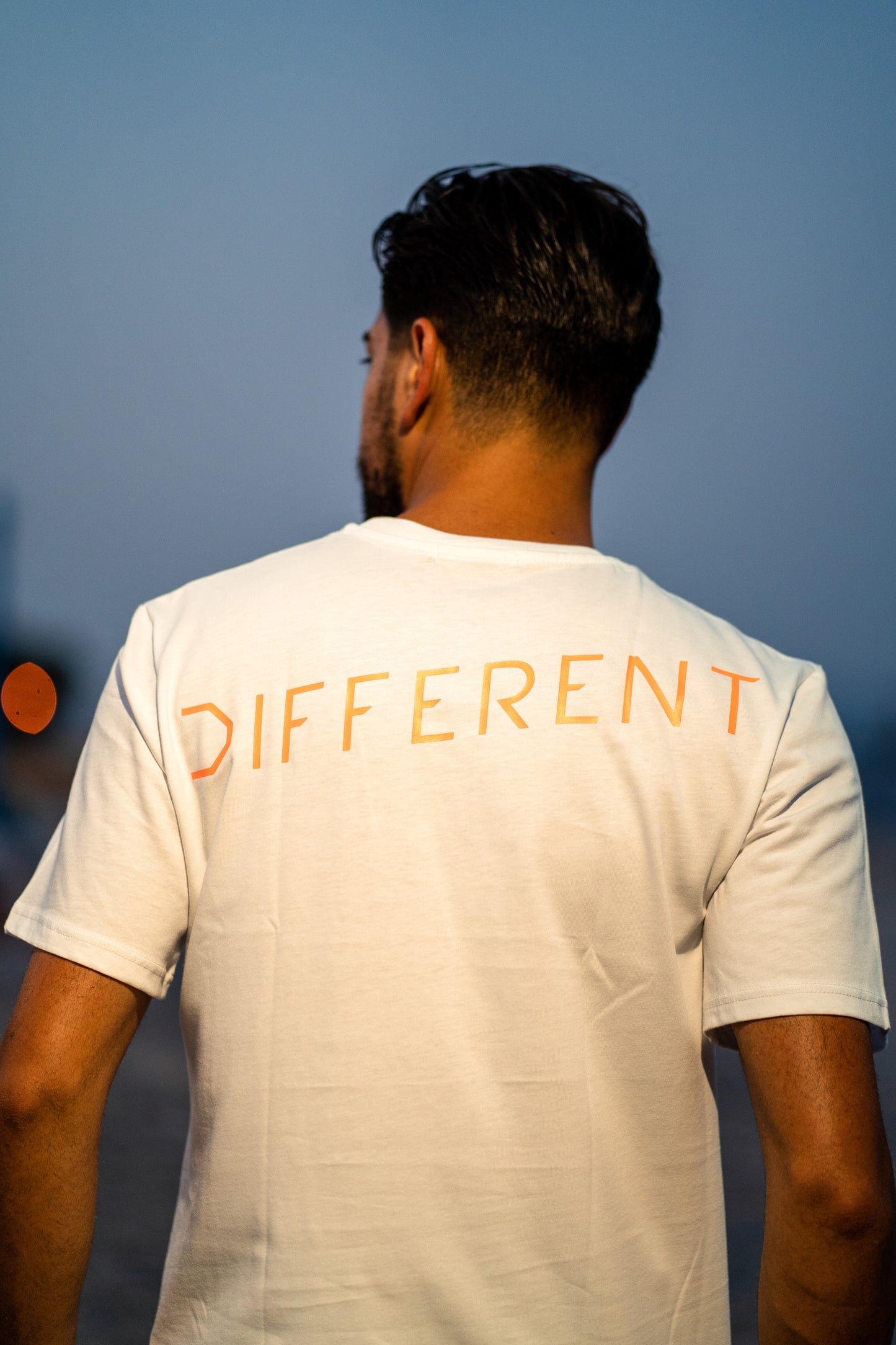 DFT Shirt Basic White & Orange