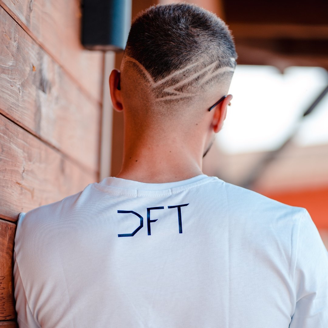 DFT Shirt Basic Logo White & Black