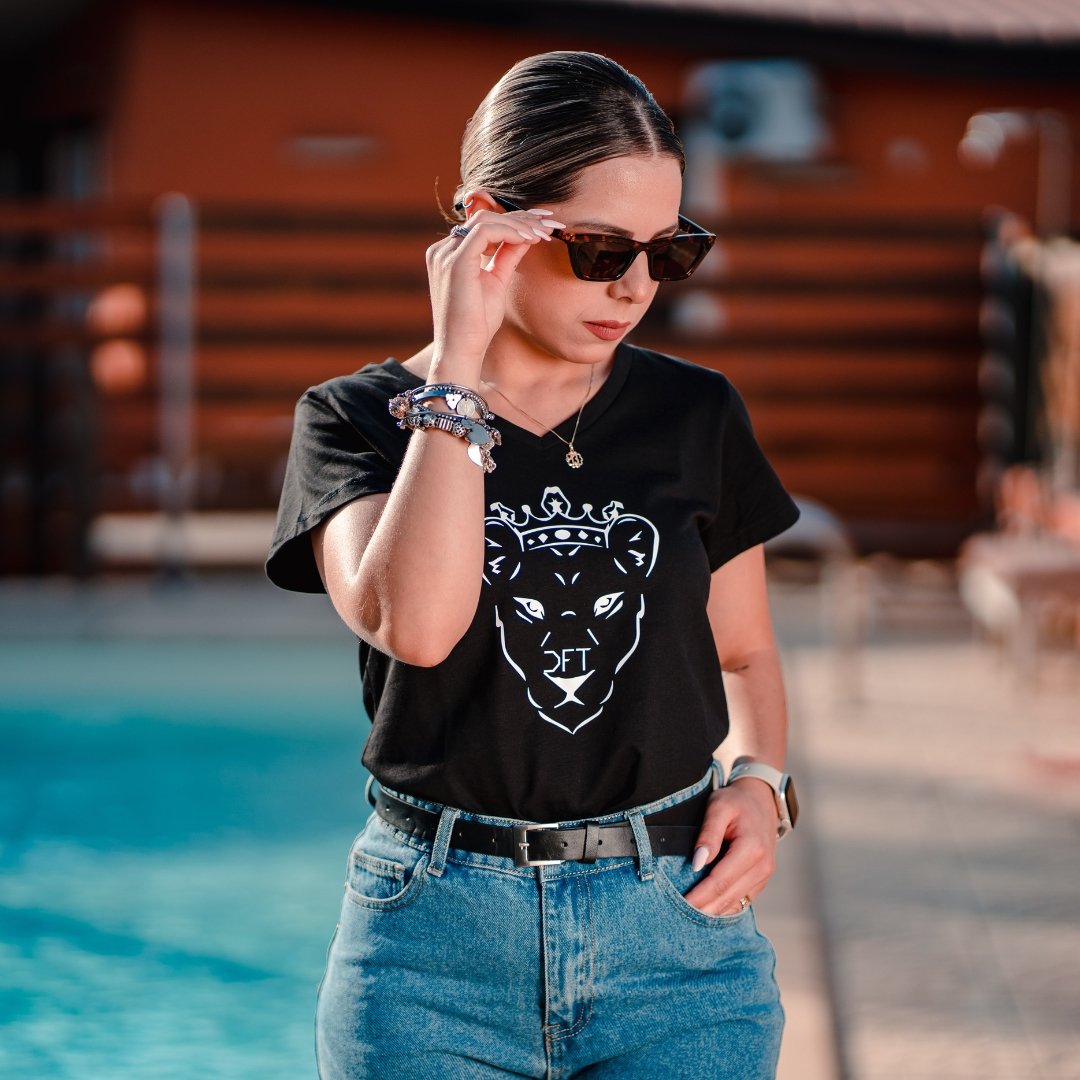 DFT Shirt Lioness | Black & White