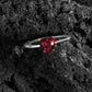 Anello cuore donna in argento 925% regolabile