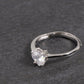 Anello cuore donna in argento 925% regolabile