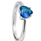 Anello cuore donna in argento 925% regolabile