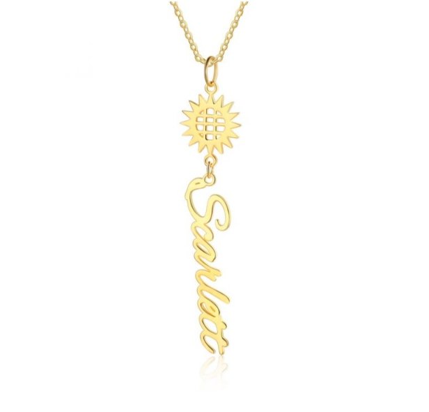 Collana Argento Personalizzata Girasole