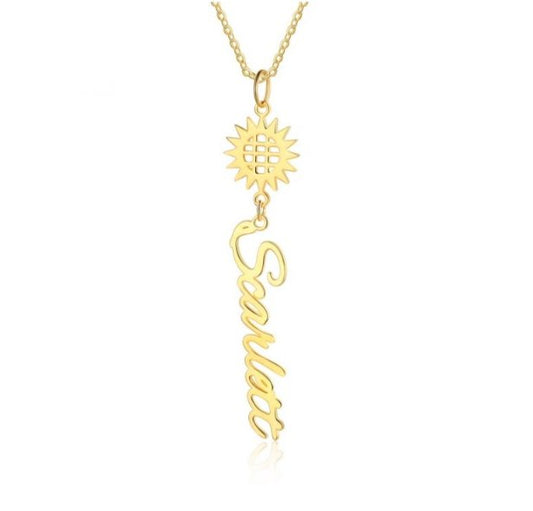 Collana Argento Personalizzata Girasole