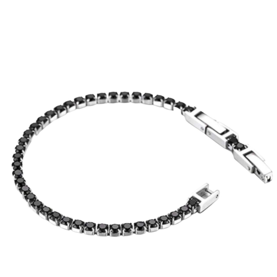 Bracciale Tennis Acciaio Unisex