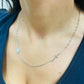 Collana rosario in argento 925 %