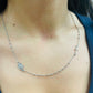 Collana rosario in argento 925 %