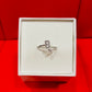 INITIAL SILVER RING