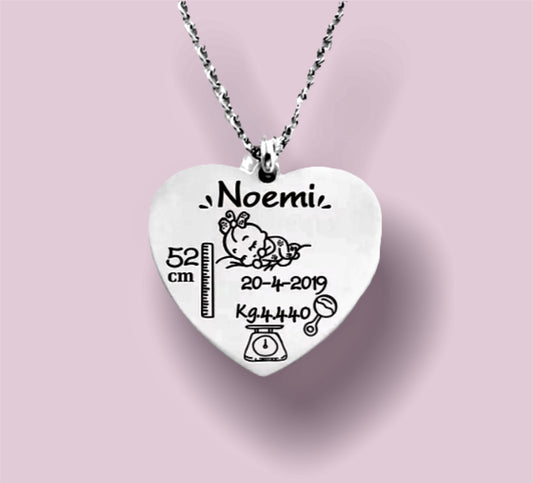 Collana nascita personalizzata