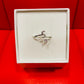 INITIAL SILVER RING