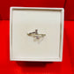 INITIAL SILVER RING